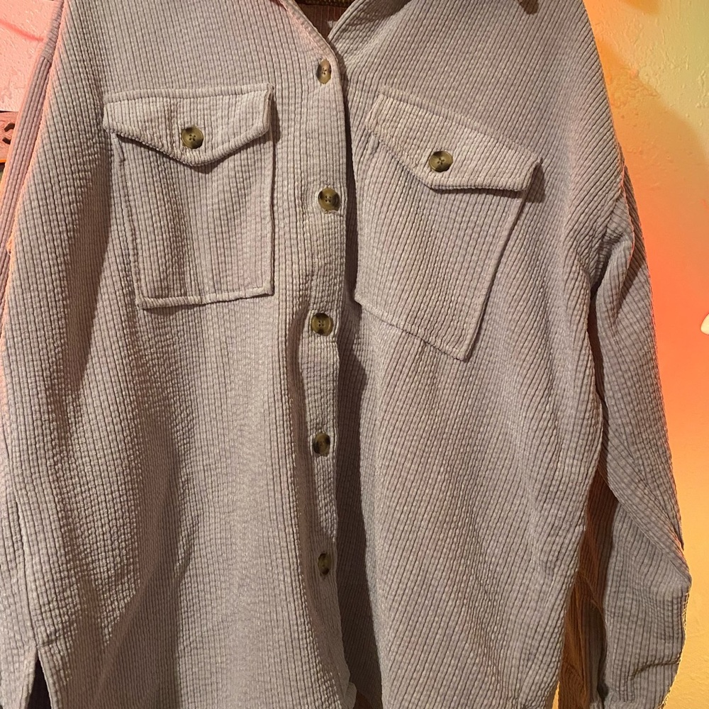 Forever 21 shacket lavender